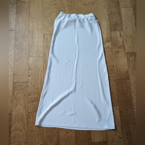 Dynamite Melody Satin Slip Midi Skirt - Picture 3 of 4